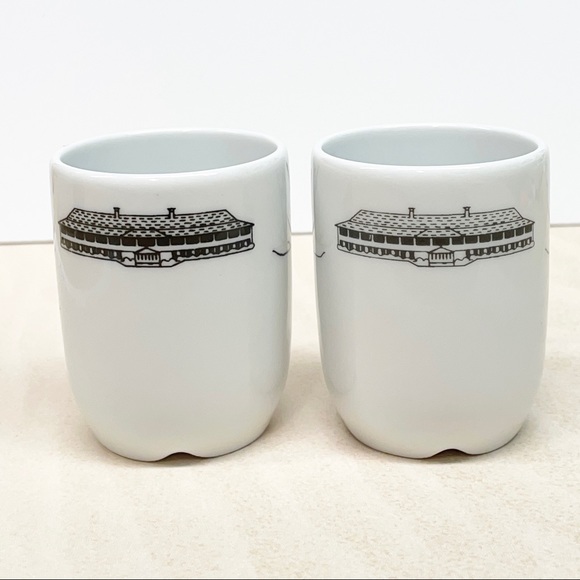 Porsgrund Norway Demitasse Cups & Saucers Porcelain RARE Set of Two - Picture 5 of 10